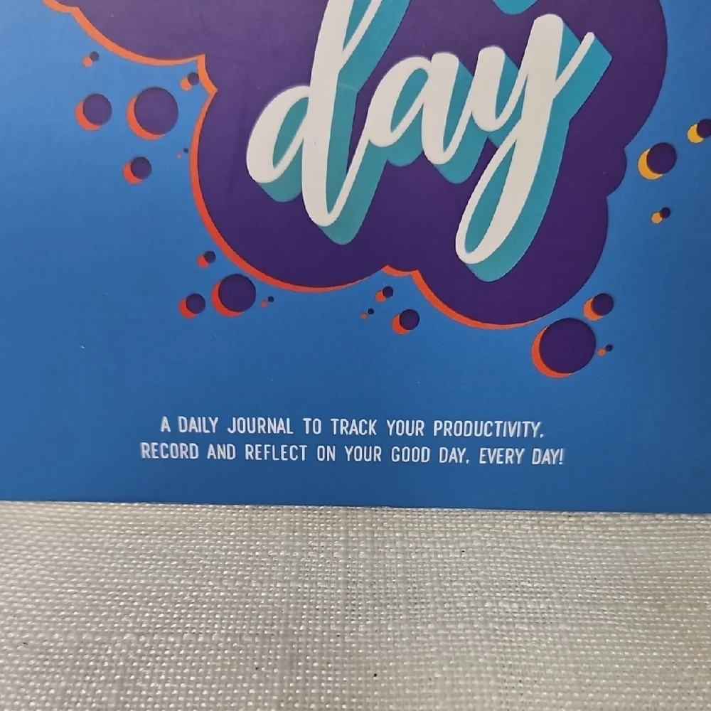 Piccadilly Good Day Every Day Blue and Purple Daily Productivity Planner